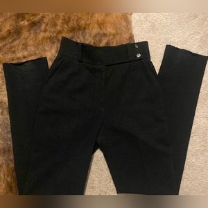 CÉLINE High Waisted Wide Banded Classic Trouser NEW Designer Tuxedo Taper US 6/8